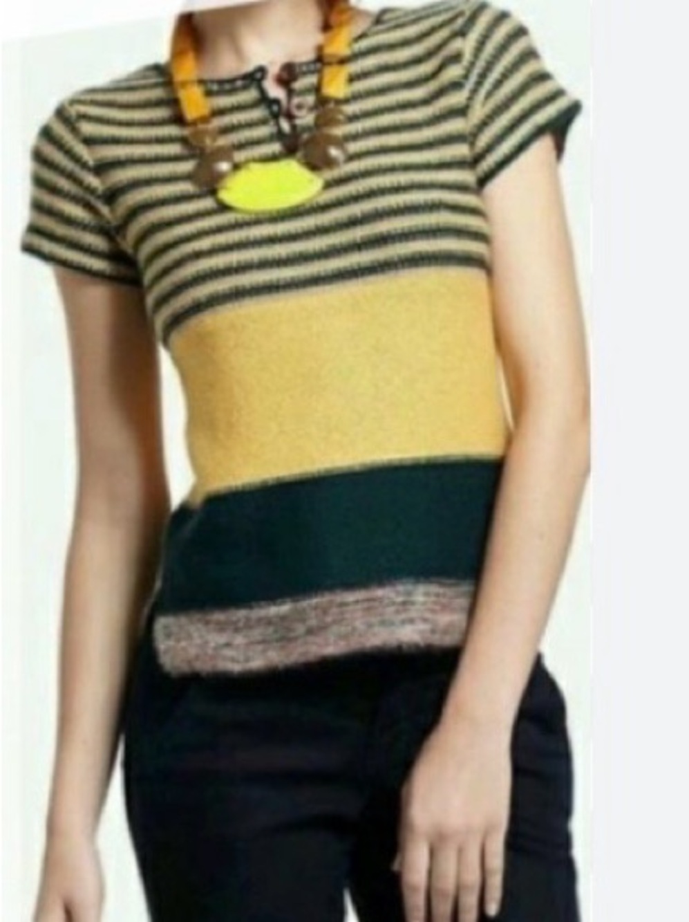 Anthropologie Change of the Moon short-sleeved sweater